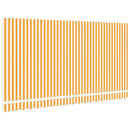 vidaXL Napellenző ponyva Sárga és fehér 400 x 200 cm Vászon