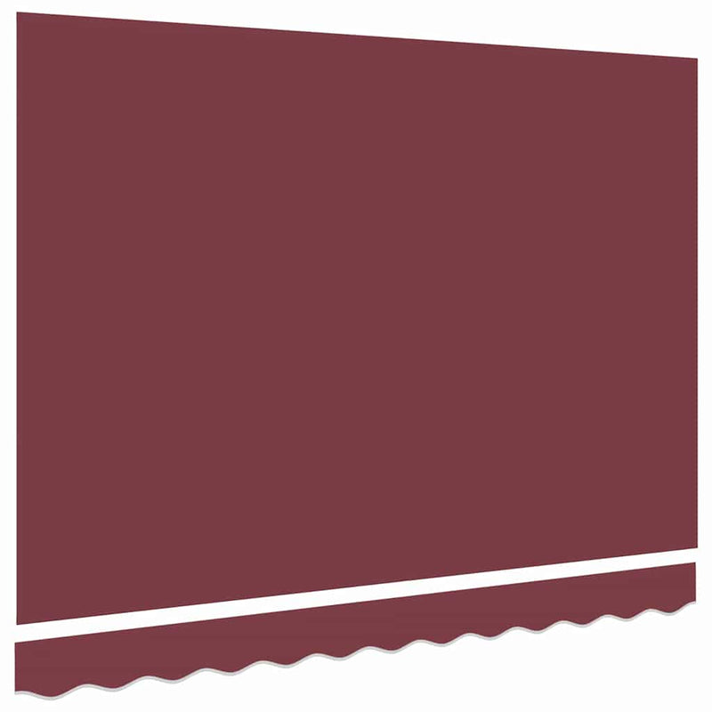 vidaXL Napellenző ponyva Burgundi 350 x 200 cm Vászon