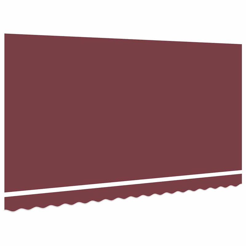 vidaXL Napellenző ponyva Burgundi 400 x 200 cm Vászon
