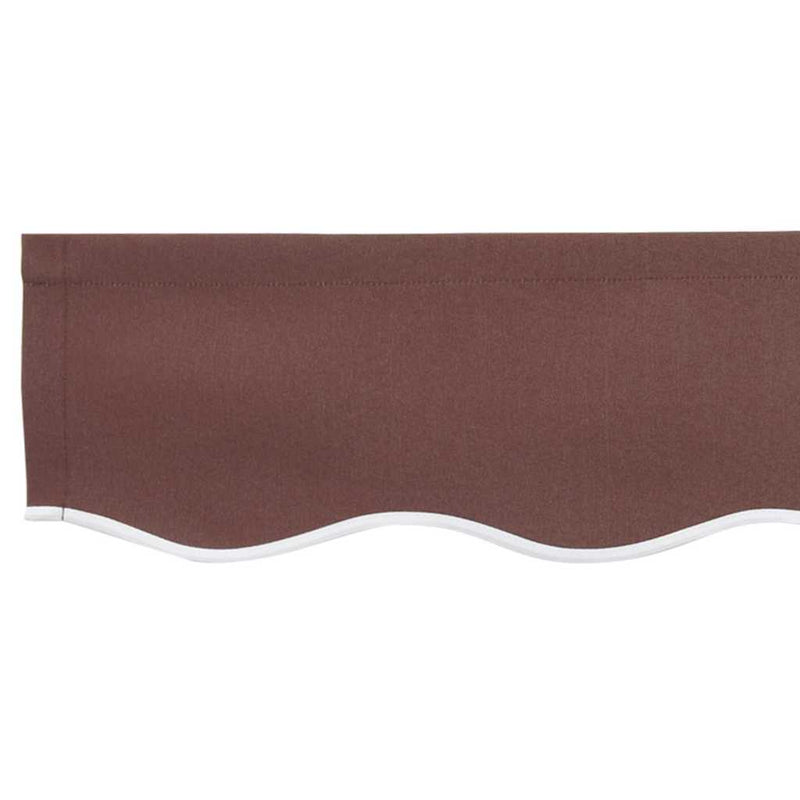 vidaXL Napellenző ponyva Barna 350 x 200 cm Vászon