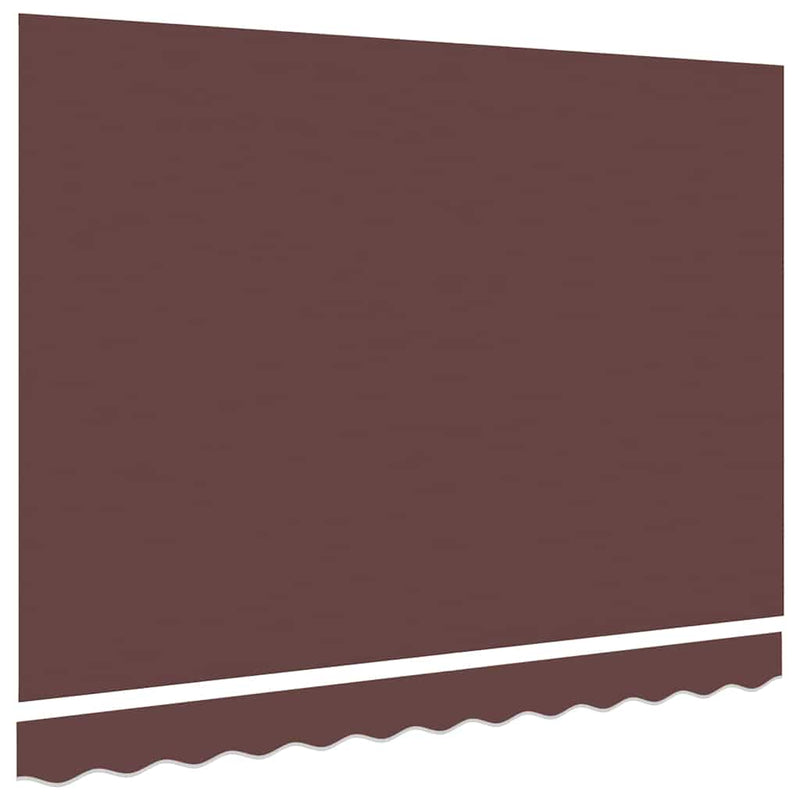 vidaXL Napellenző ponyva Barna 350 x 200 cm Vászon