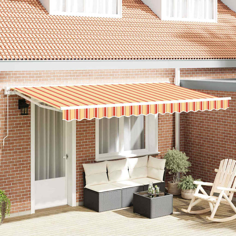 vidaXL Napellenző ponyva Sokszínű 400 x 200 cm Vászon