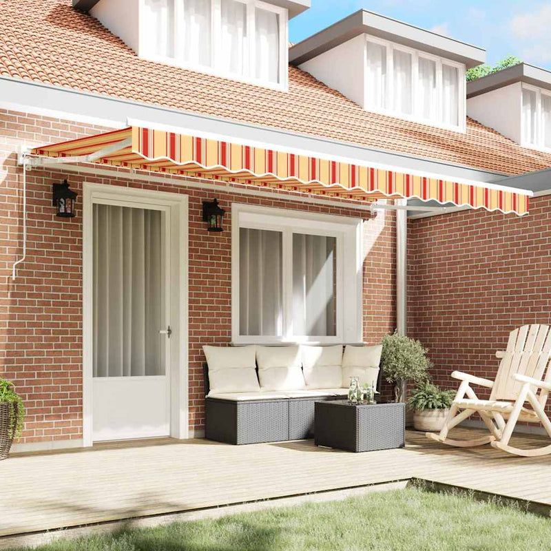 vidaXL Napellenző ponyva Sokszínű 400 x 200 cm Vászon