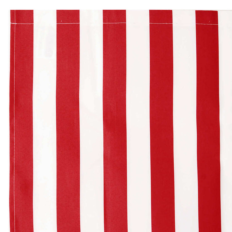 vidaXL Napellenző ponyva Piros és fehér 350 x 200 cm Vászon