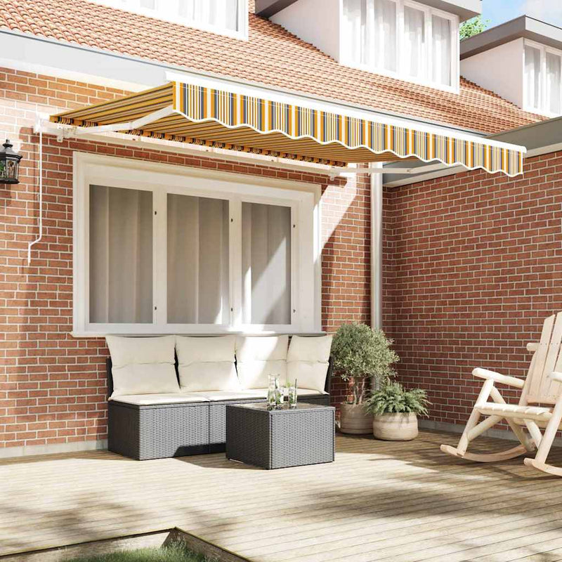 vidaXL Napellenző ponyva Sokszínű 350 x 200 cm Vászon