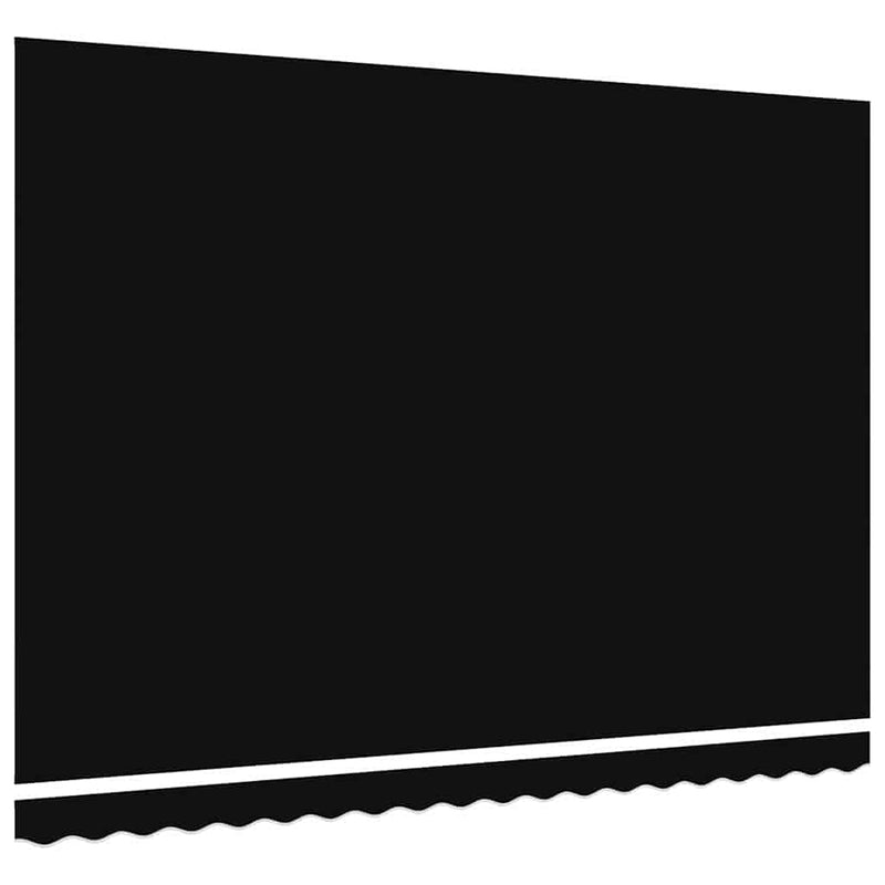 vidaXL Napellenző ponyva Fekete 450 × 350 cm Vászon