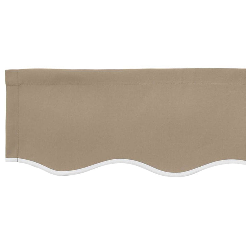 vidaXL Napellenző ponyva Bézs 300 x 250 cm Vászon