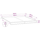 vidaXL Napellenző ponyva Bézs 280 x 245 cm Poliészter