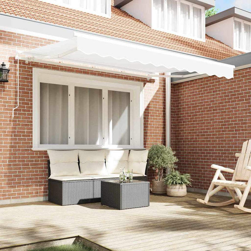 vidaXL Napellenző ponyva Fehér 300 x 250 cm Vászon
