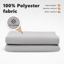 vidaXL Napellenző ponyva Világosszürke 3 x 2,5 m Poliészter