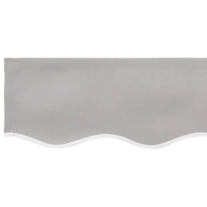vidaXL Napellenző ponyva Világosszürke 350 x 250 cm Vászon