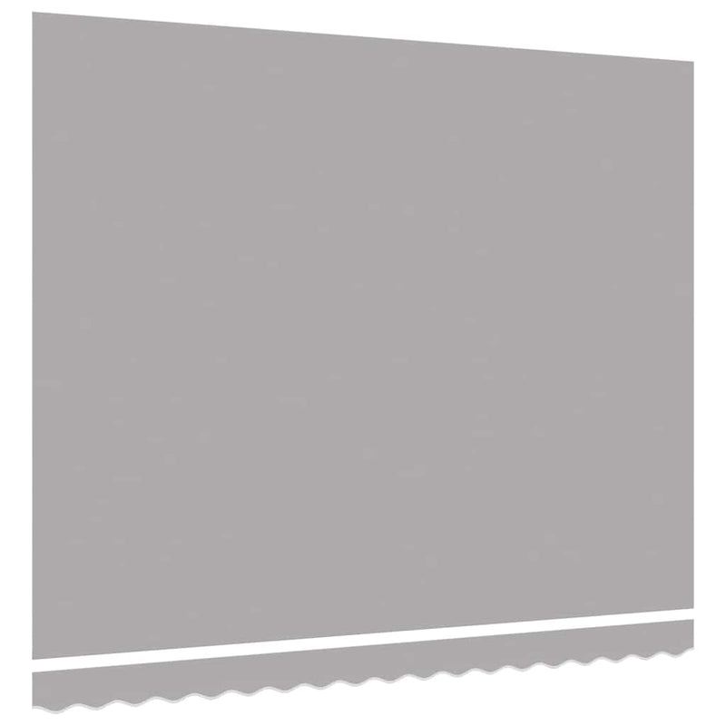 vidaXL Napellenző ponyva Világosszürke 400 × 300 cm Vászon