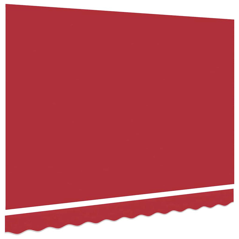 vidaXL Napellenző ponyva Piros 300 x 250 cm Vászon