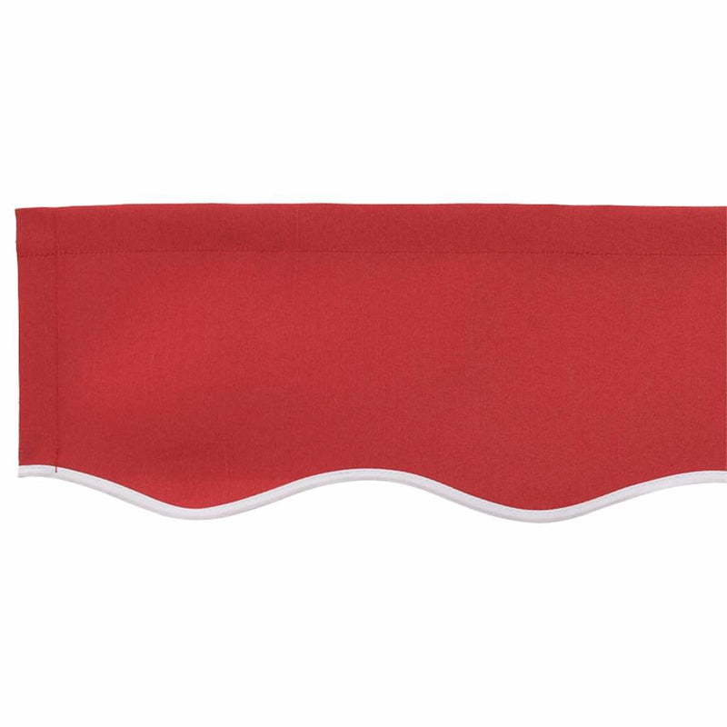 vidaXL Napellenző ponyva Piros 500 × 350 cm Vászon