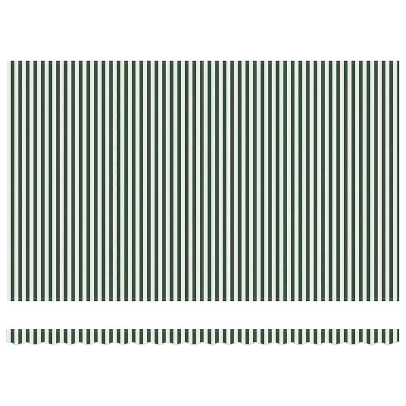 vidaXL Napellenző ponyva Zöld és fehér 500 × 300 cm Vászon