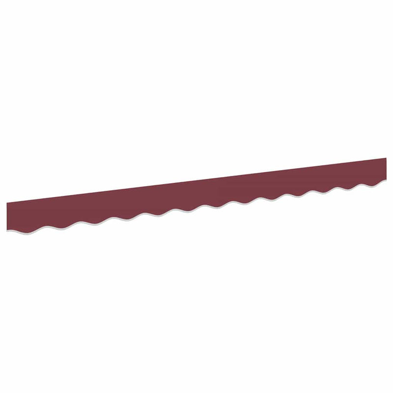 vidaXL Pavilon Díszítő Szegély Burgundi 2.3 x 0.2 m Vászon