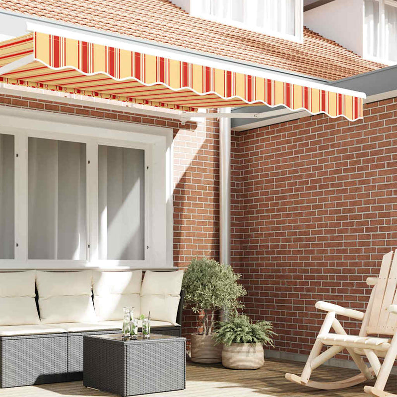 vidaXL Pavilon Díszítő Szegély Sokszínű 2.3 x 0.2 m Vászon