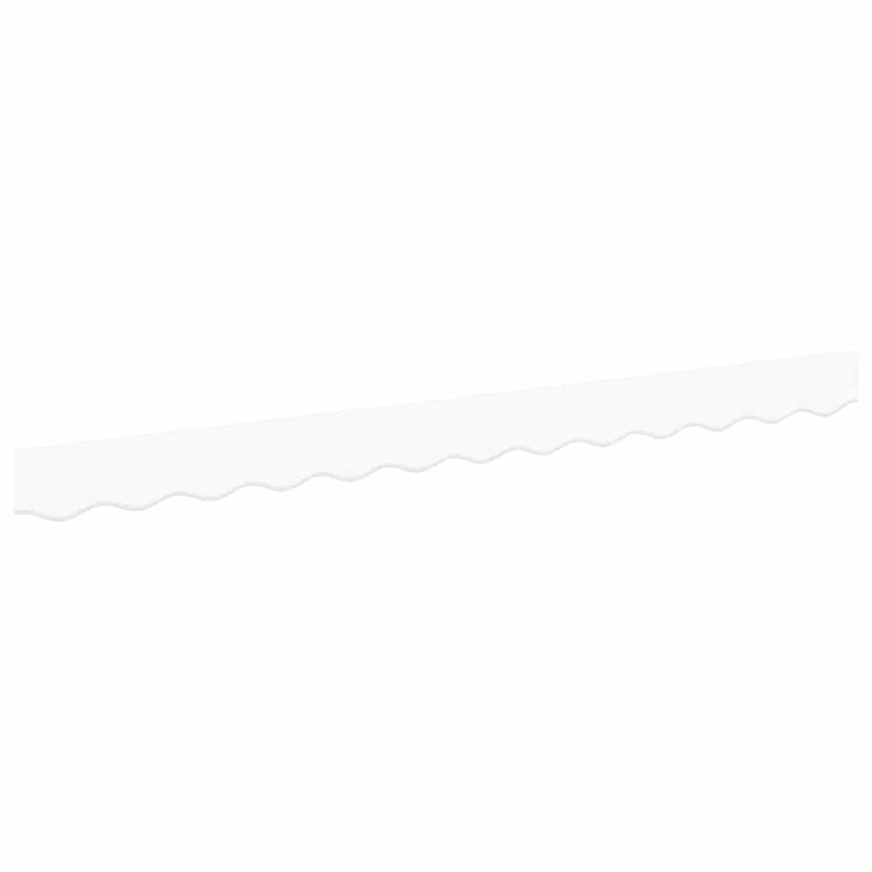 vidaXL Pavilon Díszítő Szegély Fehér 3.3 x 0.2 m Vászon