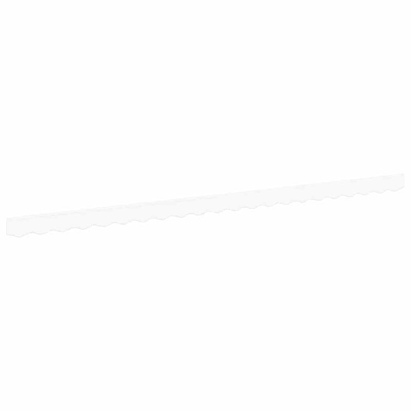 vidaXL Pavilon Díszítő Szegély Fehér 4.8 x 0.2 m Vászon