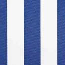 vidaXL Napellenző ponyva Kék és fehér 10 x 1.6 m szövet