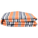 vidaXL Napellenző ponyva Kék és narancs 10 x 1.6 m szövet