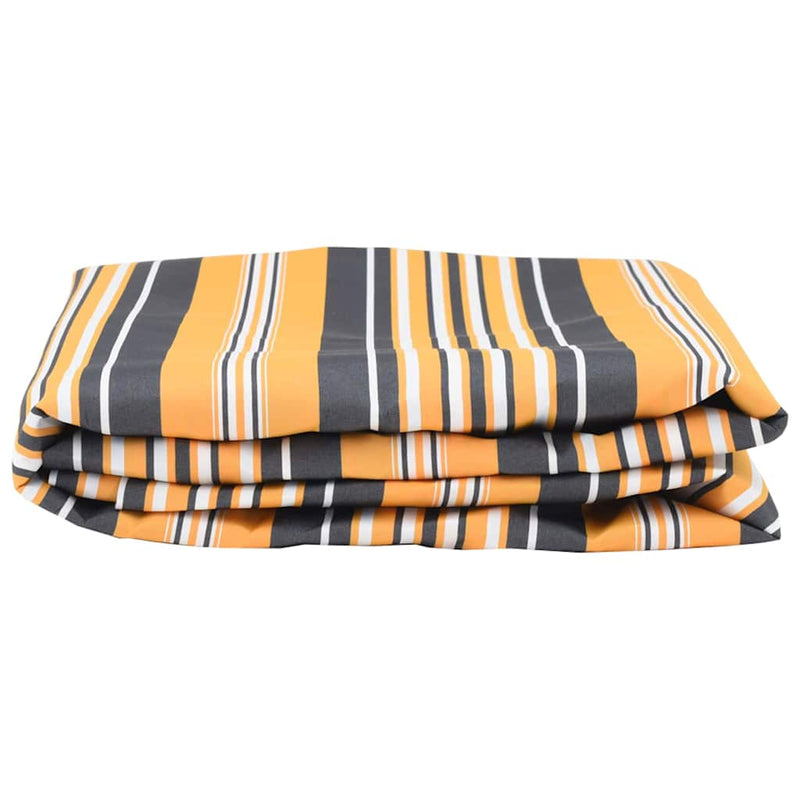 vidaXL Napellenző ponyva sárga és szürke 10 x 1.6 m szövet