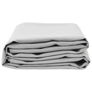 vidaXL Napellenző ponyva Világosszürke 3 x 3 m szövet