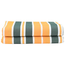 vidaXL Napellenző ponyva Zöld és sárga 10 x 1.6 m szövet