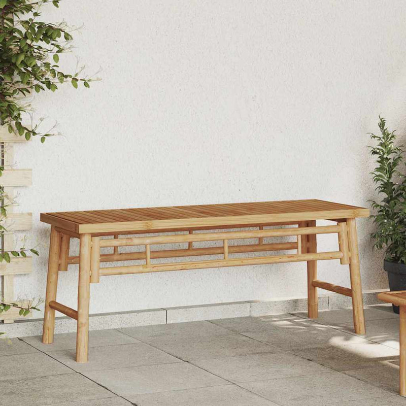 vidaXL Pad Barna 110 x 38 x 45 cm bambusz