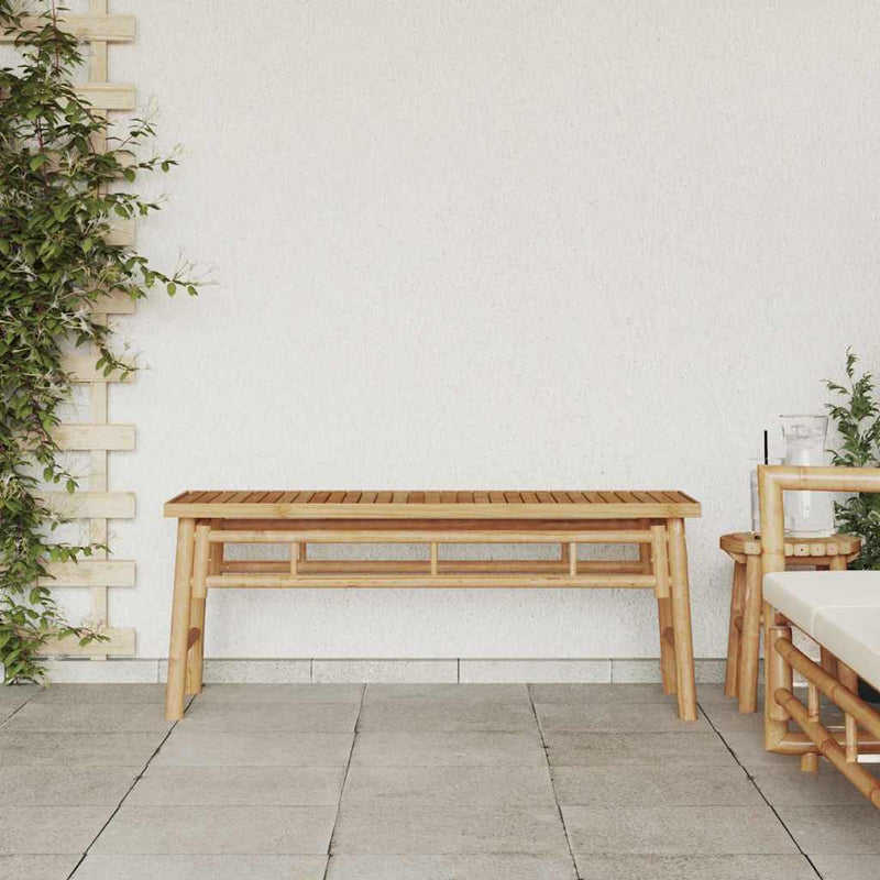 vidaXL Pad Barna 110 x 38 x 45 cm bambusz