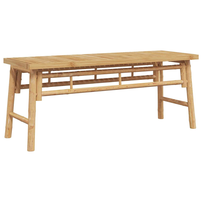vidaXL Pad Barna 110 x 38 x 45 cm bambusz