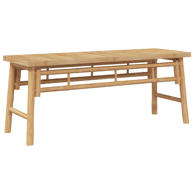 vidaXL Pad Barna 110 x 38 x 45 cm bambusz