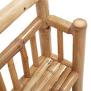 vidaXL Falpolc polcokkal tárolóval Barna 40 x 13 x 44 cm bambusz