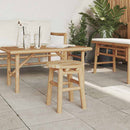 vidaXL Zsámoly Barna 30 x 30 x 36 cm bambusz