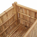 vidaXL Emelt Ágy Barna 70 x 35 x 70 cm bambusz