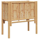 vidaXL Emelt Ágy Barna 70 x 35 x 70 cm bambusz