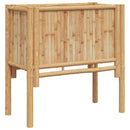vidaXL Emelt Ágy Barna 70 x 35 x 70 cm bambusz