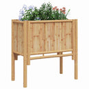 vidaXL Emelt Ágy Barna 70 x 35 x 70 cm bambusz