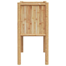 vidaXL Emelt Ágy Barna 70 x 35 x 70 cm bambusz