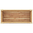 vidaXL Emelt Ágy Barna 70 x 35 x 70 cm bambusz