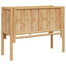 vidaXL Emelt Ágy Barna 90 x 35 x 70 cm bambusz