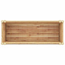 vidaXL Emelt Ágy Barna 90 x 35 x 70 cm bambusz