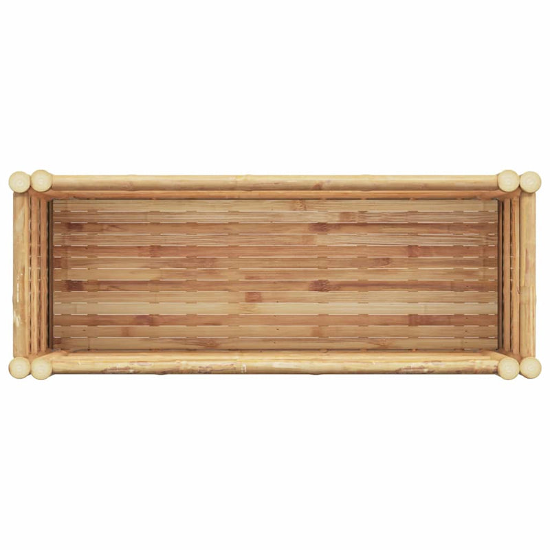 vidaXL Kerti magaságyás Barna 90 x 35 x 70 cm bambusz