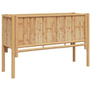 vidaXL Kerti magaságyás Barna 110 x 35 x 70 cm bambusz