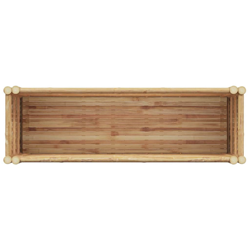vidaXL Kerti magaságyás Barna 110 x 35 x 70 cm bambusz