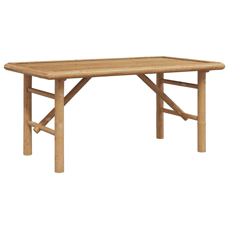 vidaXL Dohányzóasztal Barna 90 x 50 x 43 cm bambusz
