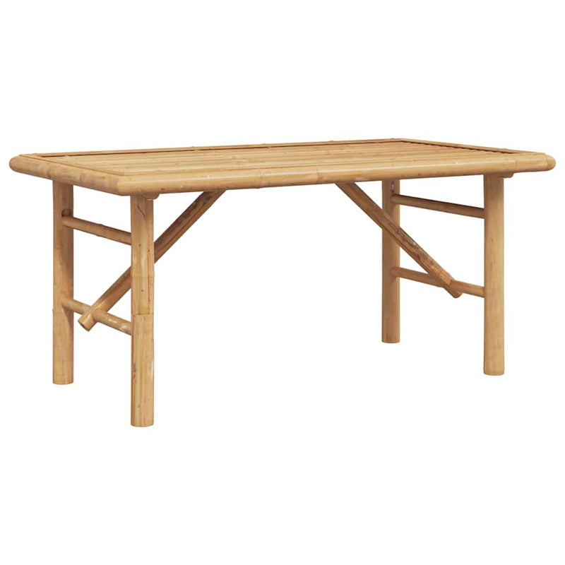 vidaXL Dohányzóasztal Barna 90 x 50 x 43 cm bambusz