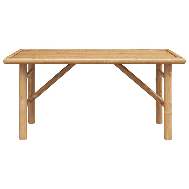 vidaXL Dohányzóasztal Barna 90 x 50 x 43 cm bambusz