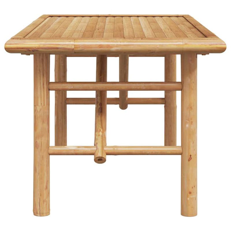 vidaXL Dohányzóasztal Barna 90 x 50 x 43 cm bambusz