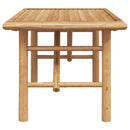 vidaXL Dohányzóasztal Barna 90 x 50 x 43 cm bambusz